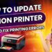 How to Update Canon Printer Driver to Fix Printing Errors