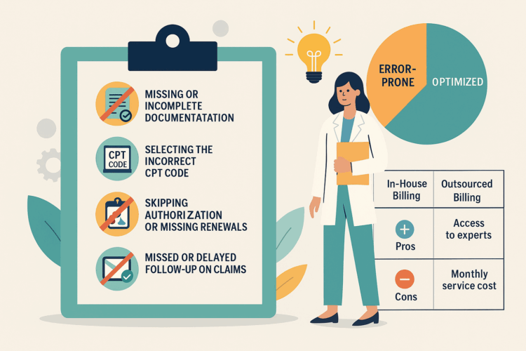 5 Billing Errors to Refrain from in Physical Therapy