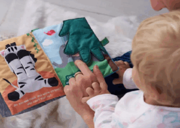 Montessori Fabric Books Go Well as a Christmas Gift to the Children