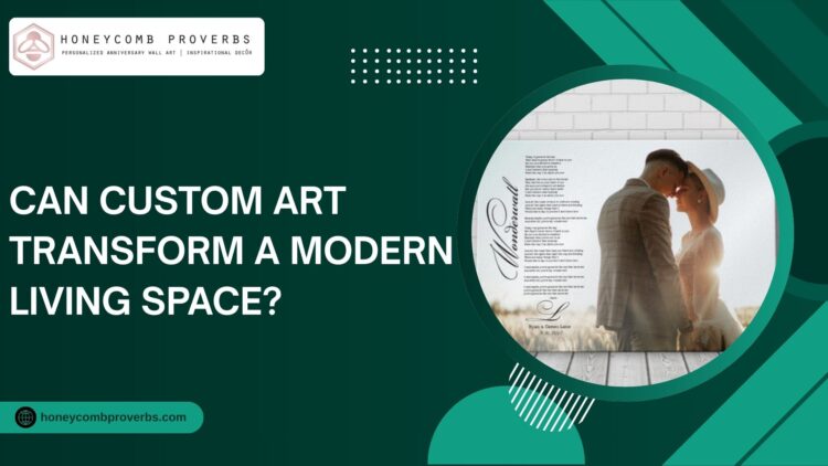 Can Custom Art Transform a Modern Living Space?
