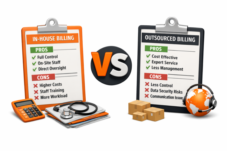 The Pros and Cons of In-House vs. Outsourced Medical Billing for Healthcare Practices 