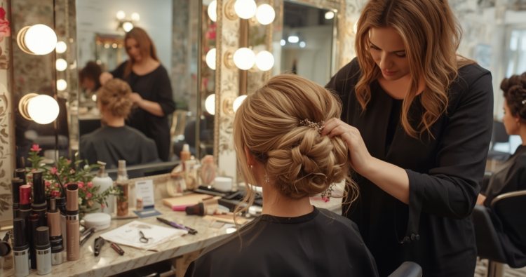 What an Evening Style Package Includes at a Luxury Hair Salon