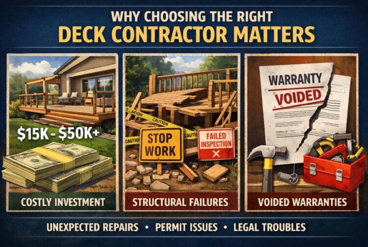 Deck Contractor Red Flags: 10 Warning Signs to Walk Away Before Signing