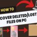 Easy Methods to Recover Deleted Data from your PC