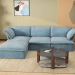 Blue Velvet Sofa